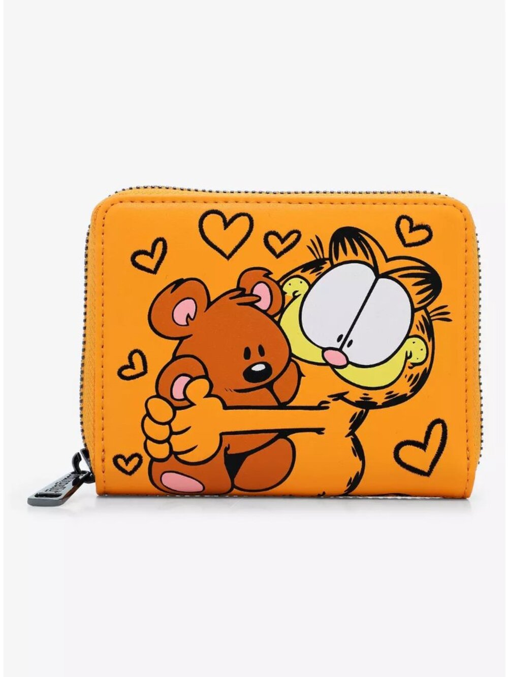 Loungefly Garfield Wallet Garfield & Pooky Teddy Bear Hard Tag Zip Around New